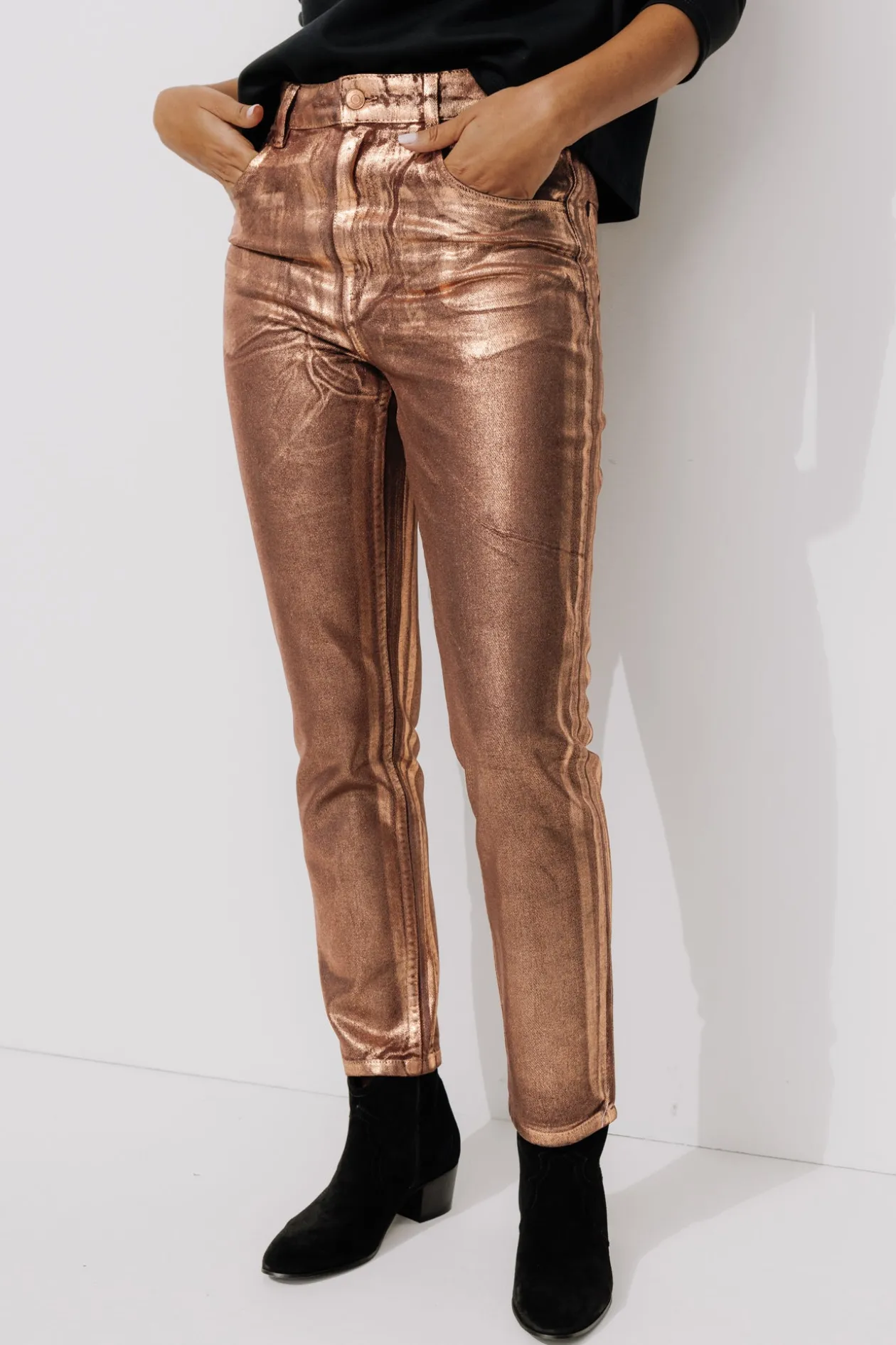 Promod Jean slim couleur cuivrée - Cuivre Store