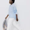 Promod Jean slim cropped Femme GASTON - Blanc Best