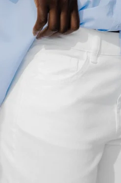 Promod Jean slim cropped Femme GASTON - Blanc Best