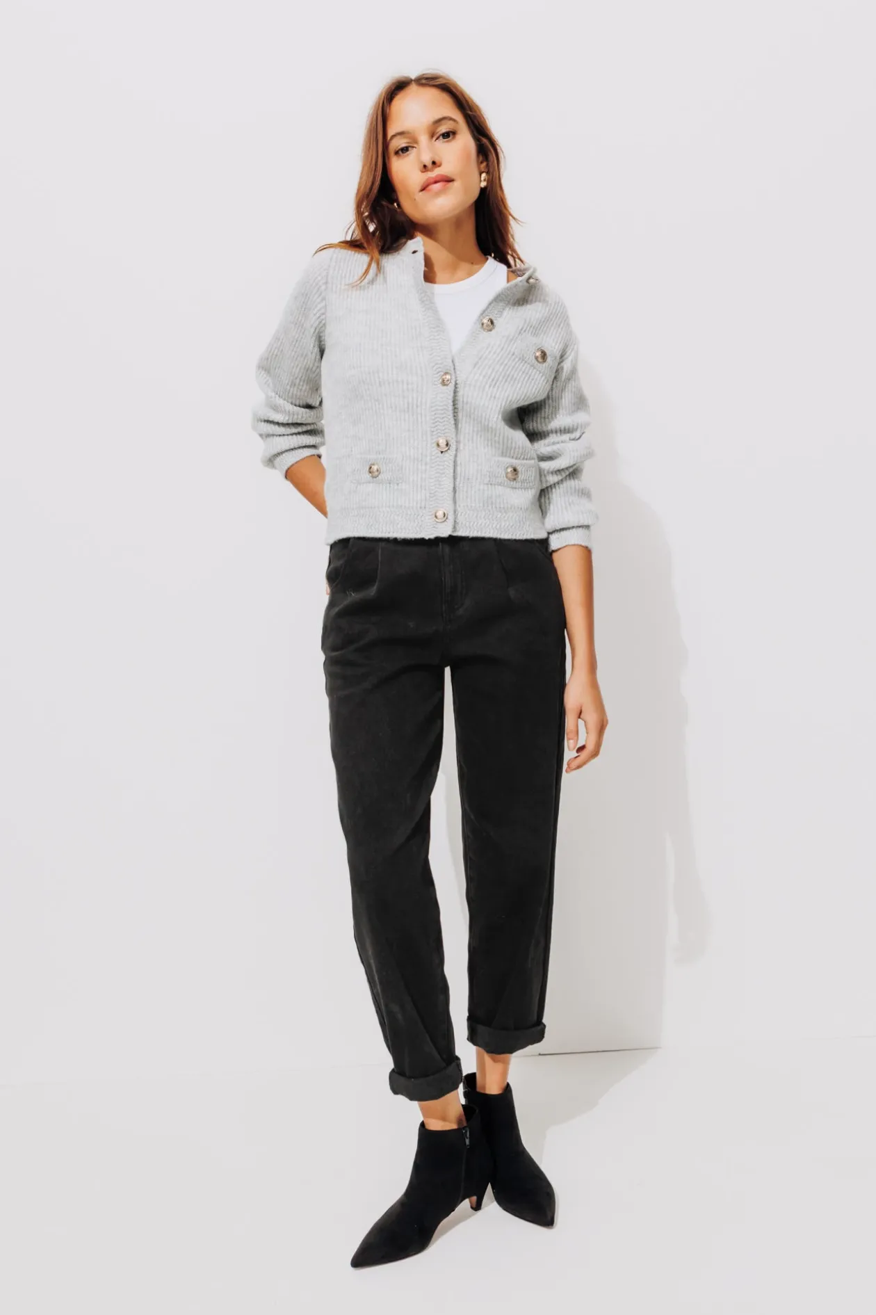 Promod Jean slouchy OSCAR - Noir Flash Sale