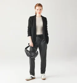 Promod Jogpant à carreaux Femme - Imprimé noir Impriménoir Flash Sale