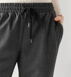 Promod Jogpant à carreaux Femme - Imprimé noir Impriménoir Flash Sale