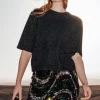 Promod Jupe courte à paillettes Femme - Imprimé multicolore Imprimémulticolore Shop