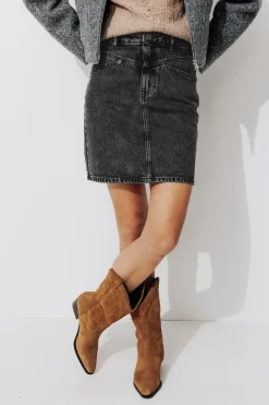Promod Jupe courte en jean Femme - Jeans gris Jeansgris Best