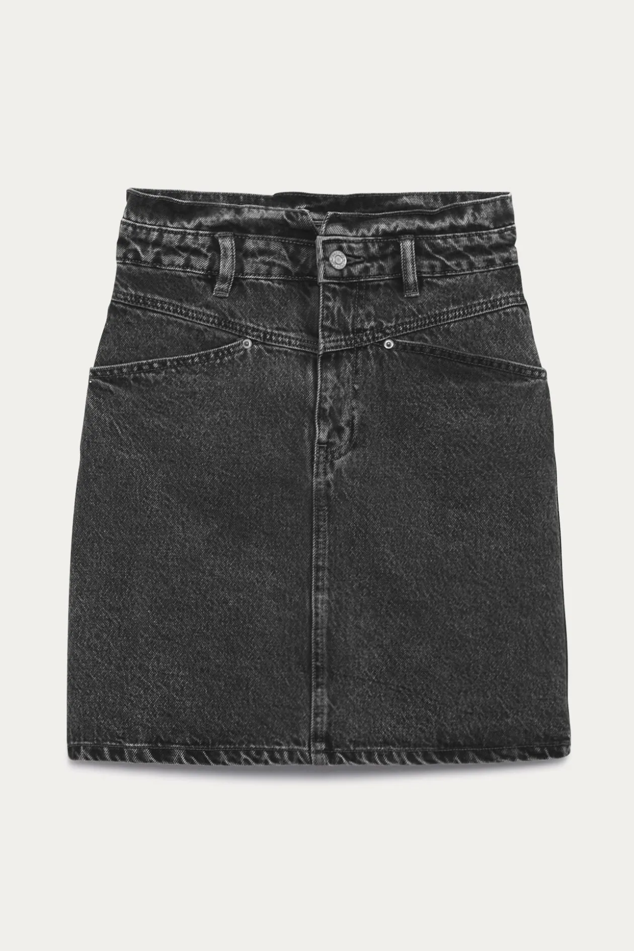 Promod Jupe courte en jean Femme - Jeans gris Jeansgris Best