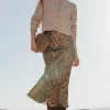 Promod Jupe en satin léopard Femme - Imprimé multicolore Imprimémulticolore Online