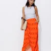 Promod Jupe longue imprimée Femme - Imprimé rouge Imprimérouge Cheap