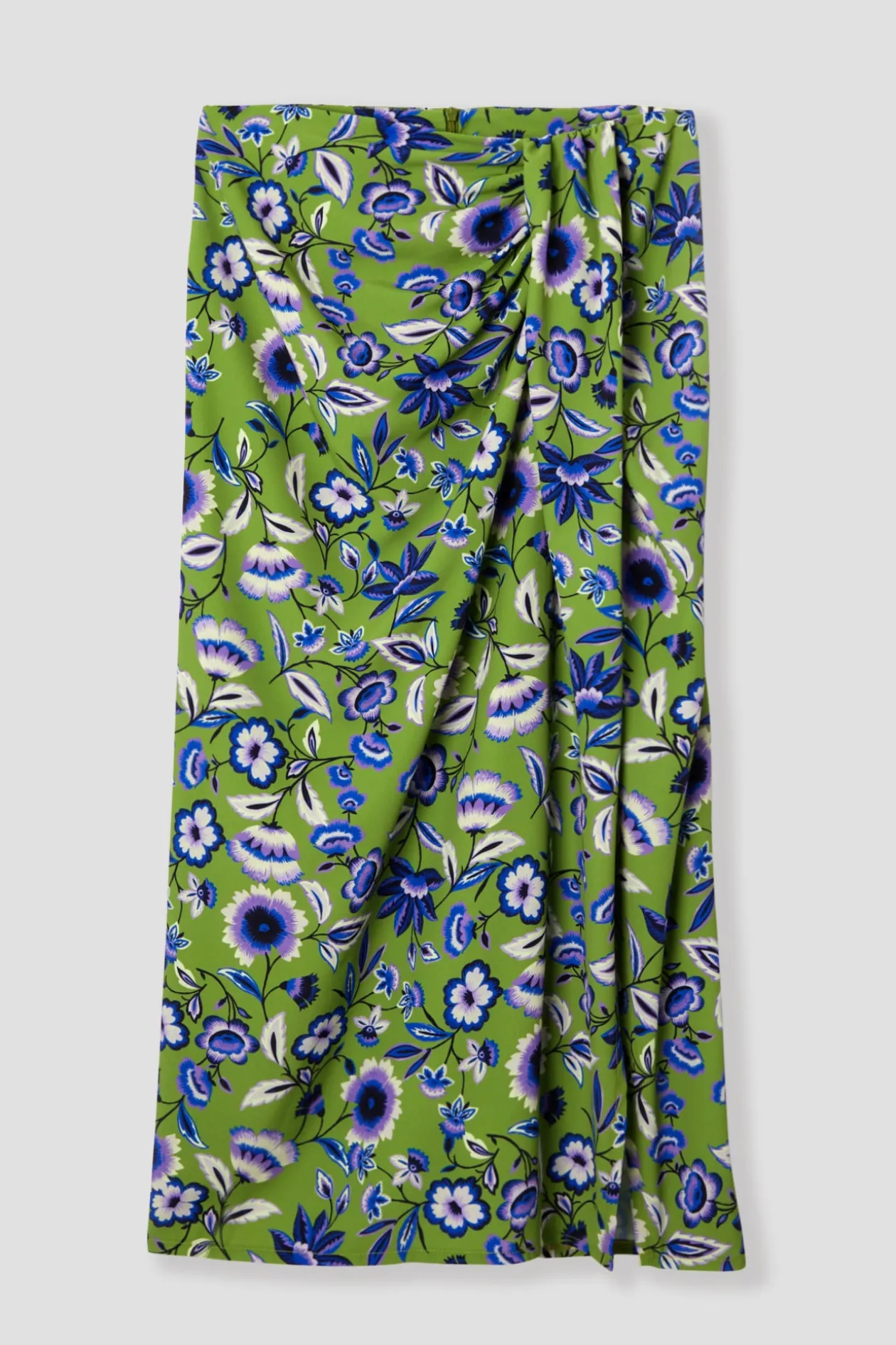 Promod Jupe midi drapée Femme - Imprimé multicolore Imprimémulticolore Best Sale
