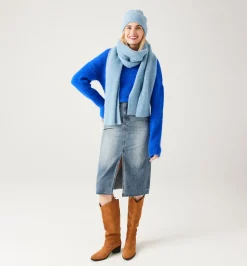 Promod Jupe midi en jean Femme - Jean moyen Jeanmoyen Best
