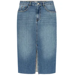 Promod Jupe midi en jean Femme - Jean moyen Jeanmoyen Shop