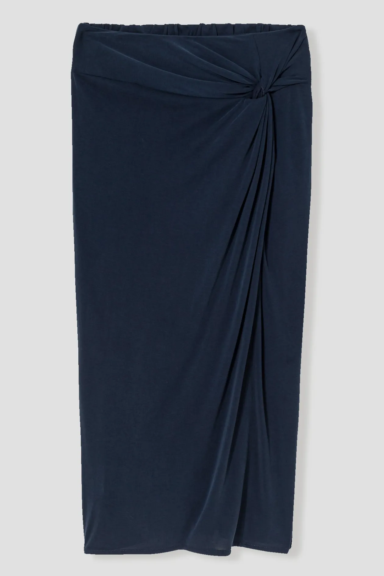 Promod Jupe midi en jersey Femme - Bleu Cheap