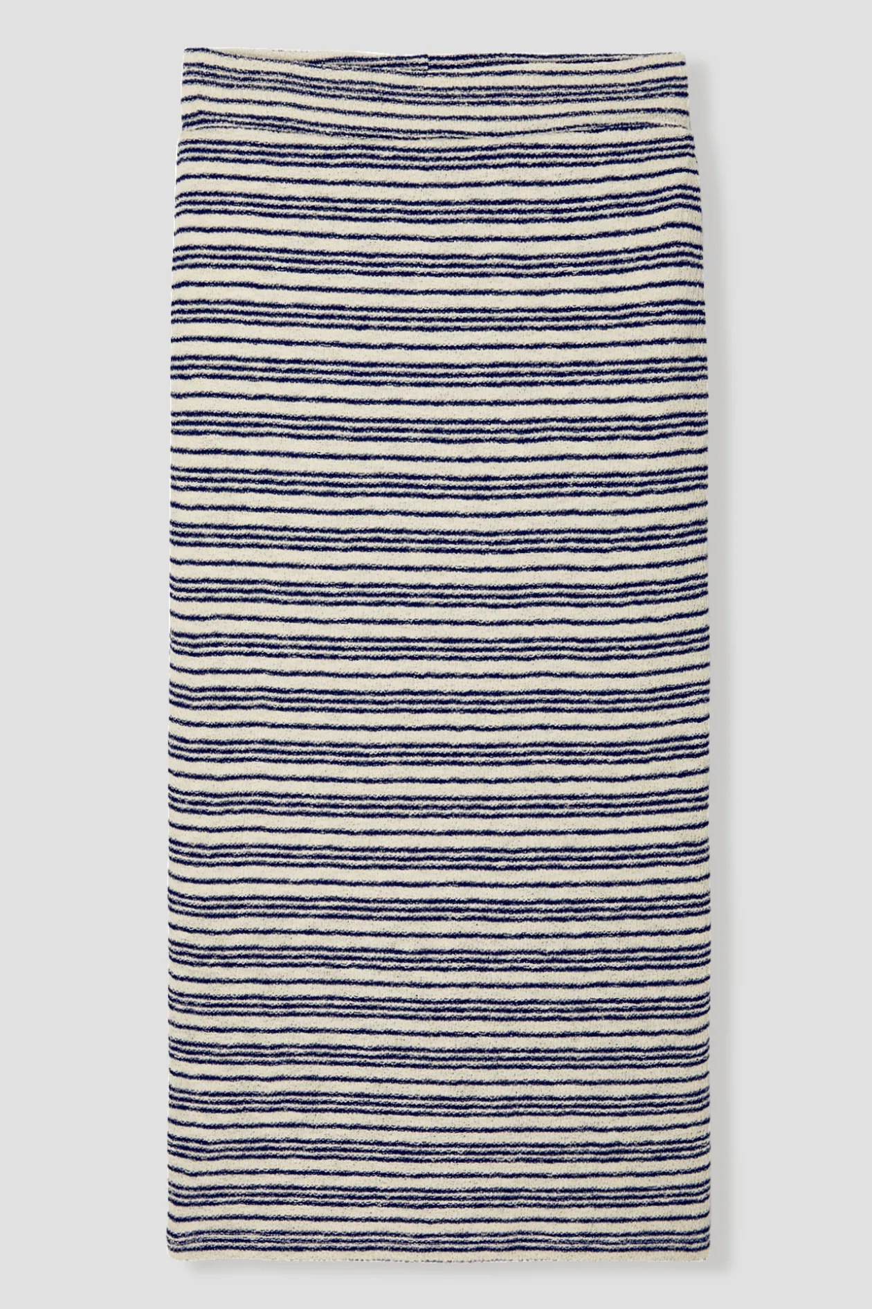 Promod Jupe midi en maille Femme - Rayé bleu Rayébleu Hot