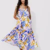 Promod Jupe midi imprimée Femme - Imprimé écru Impriméécru Shop
