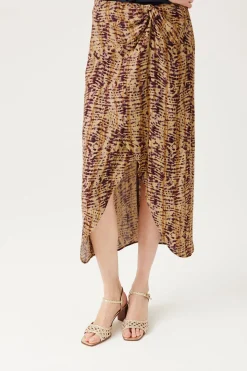 Promod Jupe midi imprimée Femme - Imprimé écru Impriméécru Store