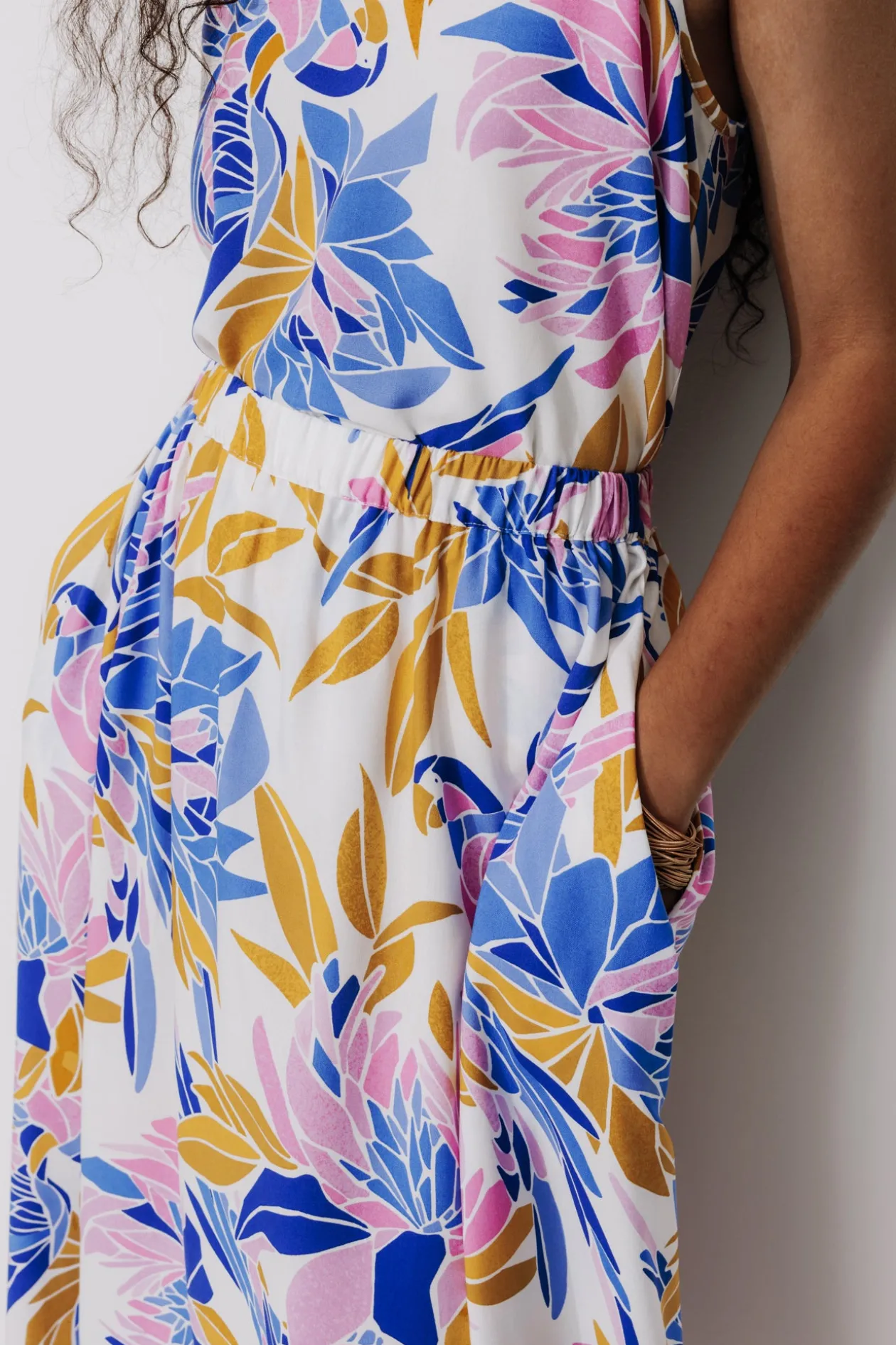 Promod Jupe midi imprimée Femme - Imprimé écru Impriméécru Shop