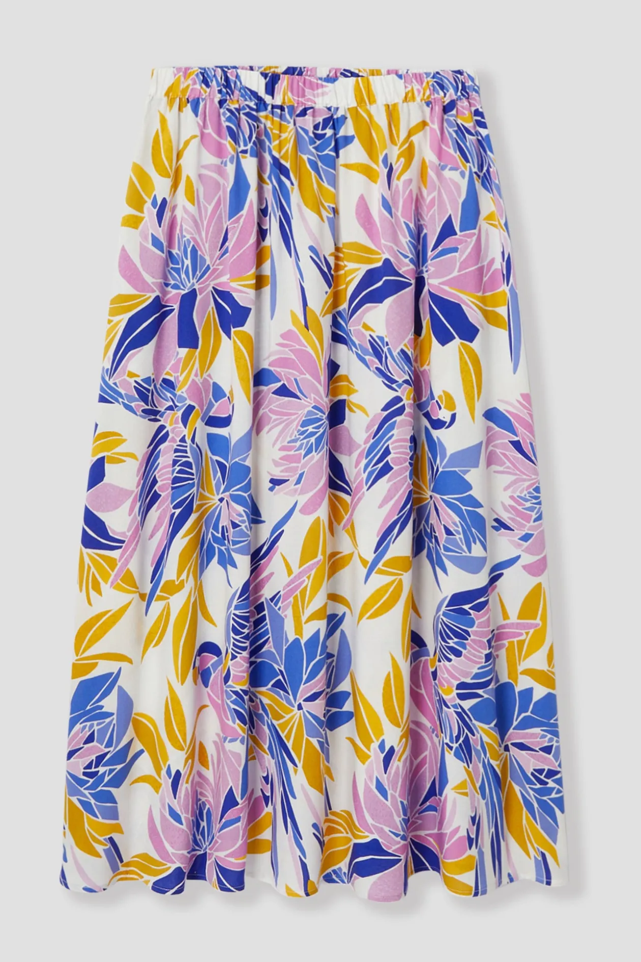 Promod Jupe midi imprimée Femme - Imprimé écru Impriméécru Shop