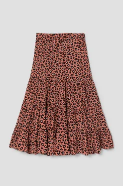 Promod Jupe mi-longue imprimée Femme - Imprimé multicolore Imprimémulticolore Cheap