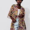 Promod Kimono imprimé Femme - Imprimé multicolore Imprimémulticolore Best Sale