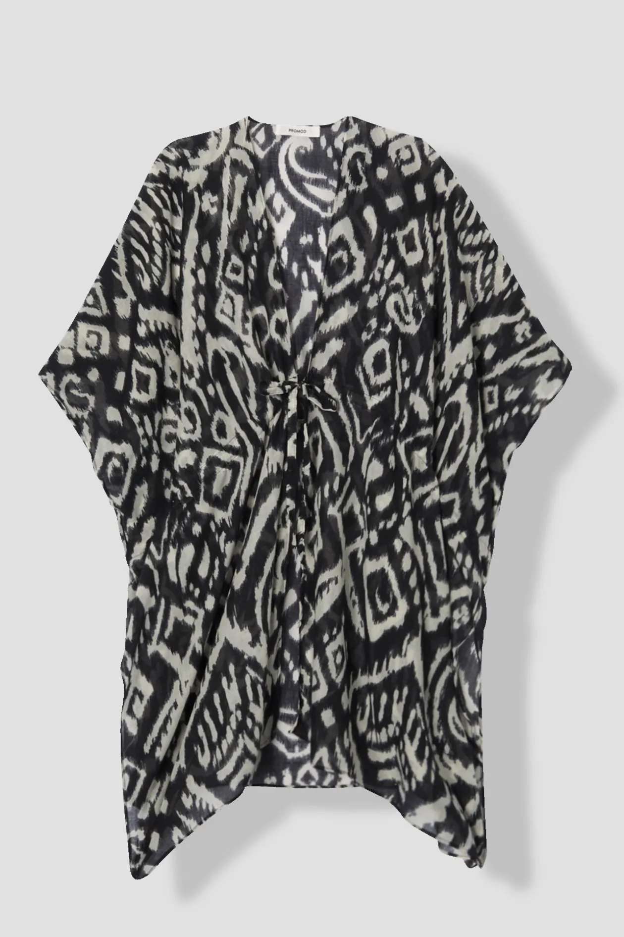 Promod Kimono imprimé Femme - Imprimé noir Impriménoir Online