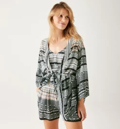 Promod Kimono imprimé homewear - Imprimé multicolore Imprimémulticolore Best