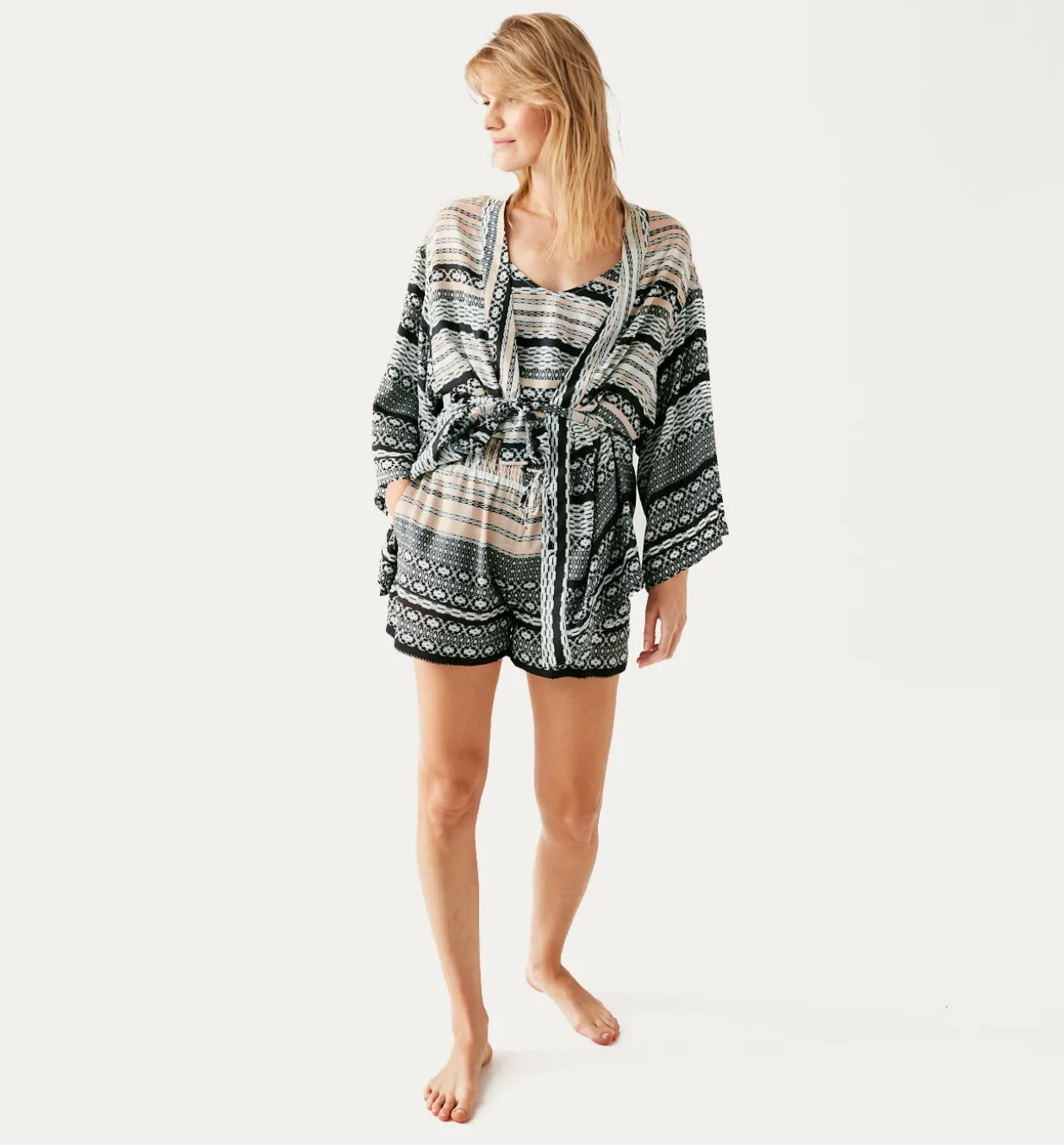 Promod Kimono imprimé homewear - Imprimé multicolore Imprimémulticolore Best