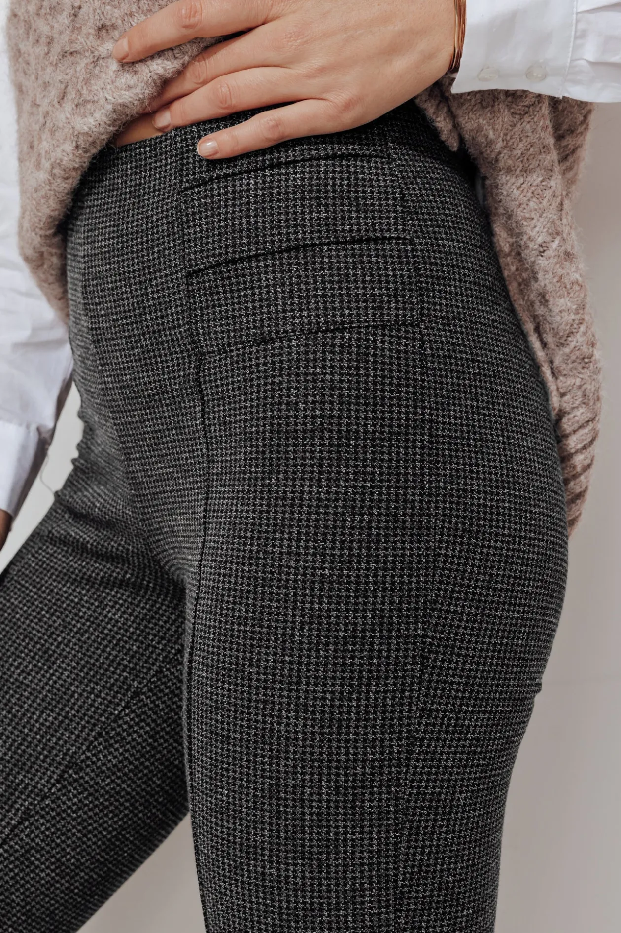 Promod Legging d'hiver à carreaux - Imprimé noir Impriménoir Shop