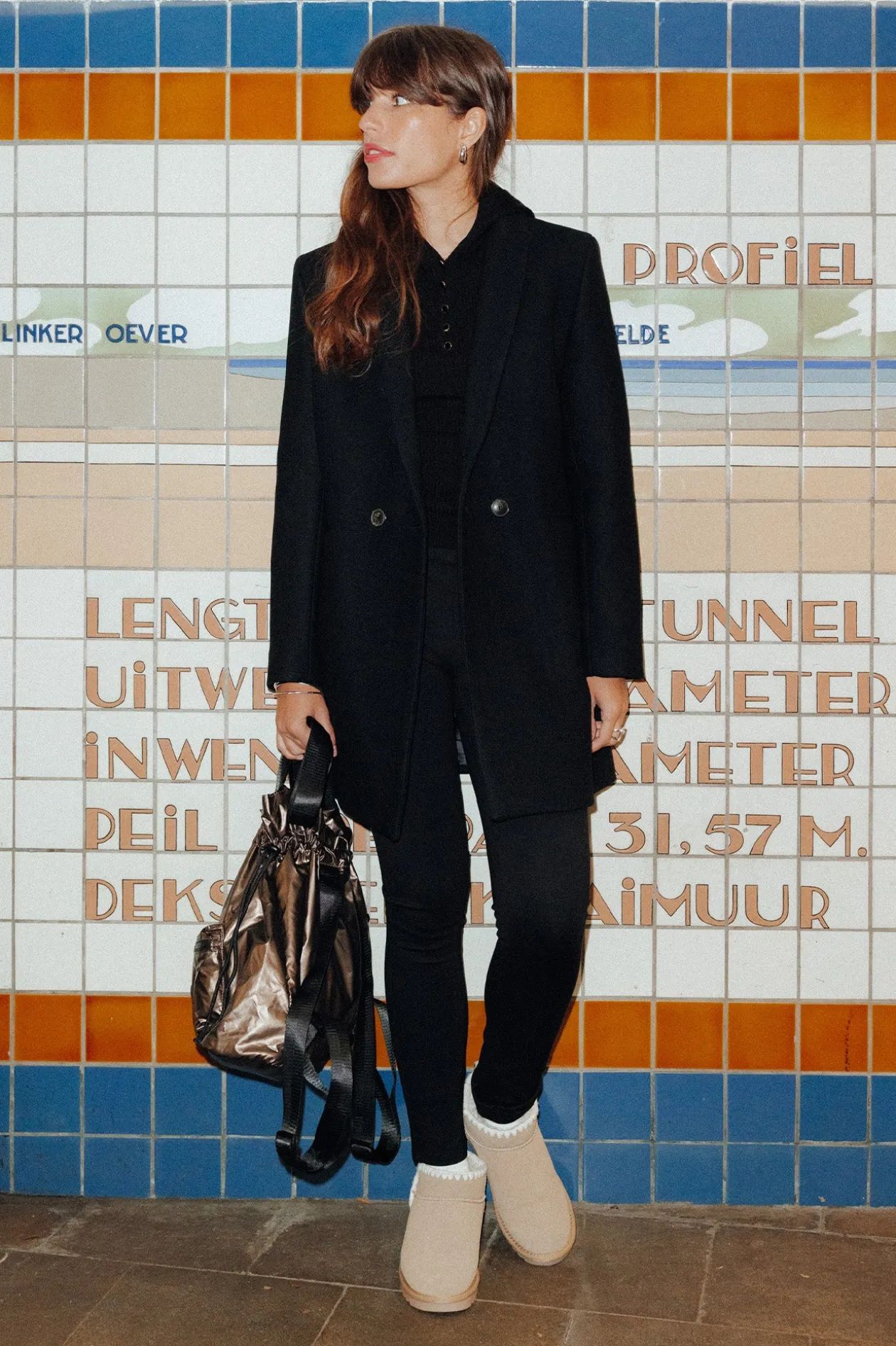 Promod Leggings d'hiver Femme - Noir Fashion