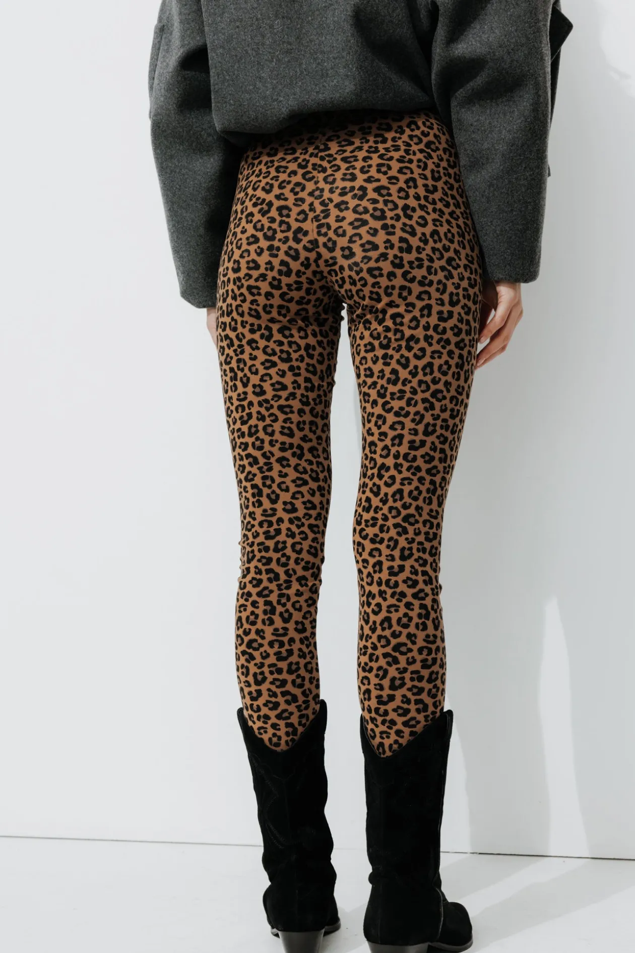 Promod Leggings d'hiver motif léopard - Imprimé caramel Imprimécaramel Best Sale