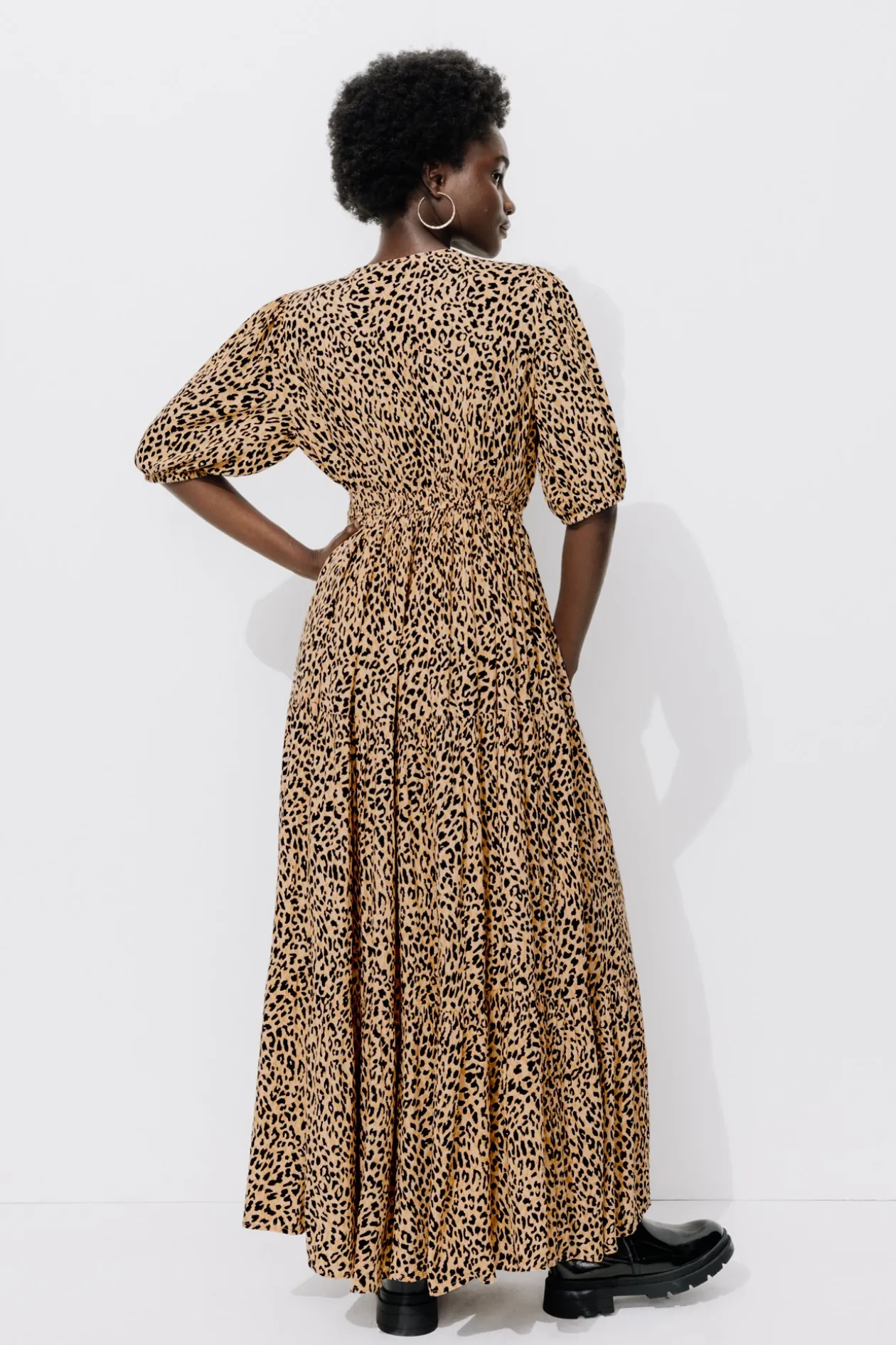 Promod Longue robe léopard Femme - Imprimé multicolore Imprimémulticolore Best Sale