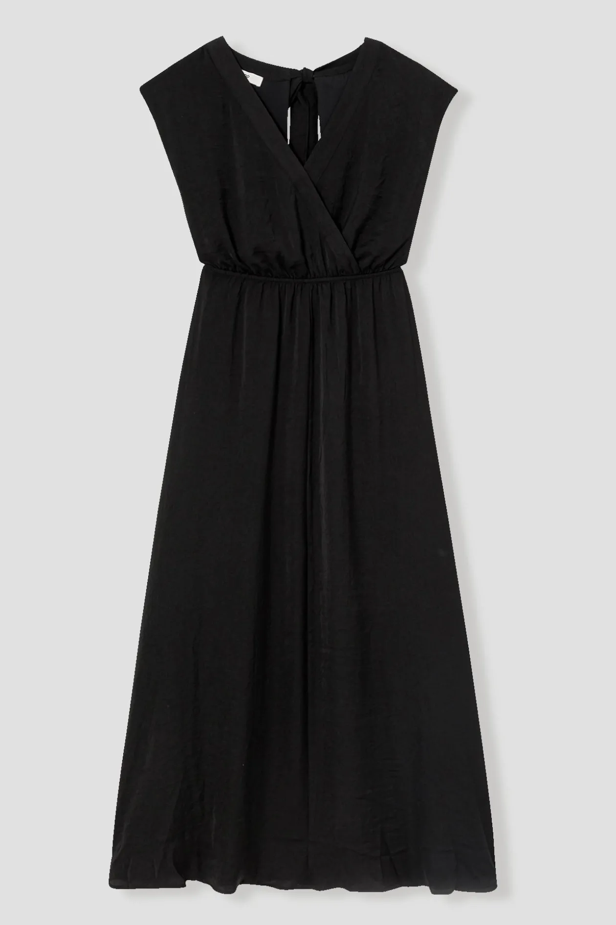Promod Longue robe soyeuse Femme - Noir Cheap