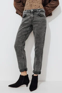 Promod LUCIEN jean girlfriend Femme - Jeans gris Jeansgris Outlet