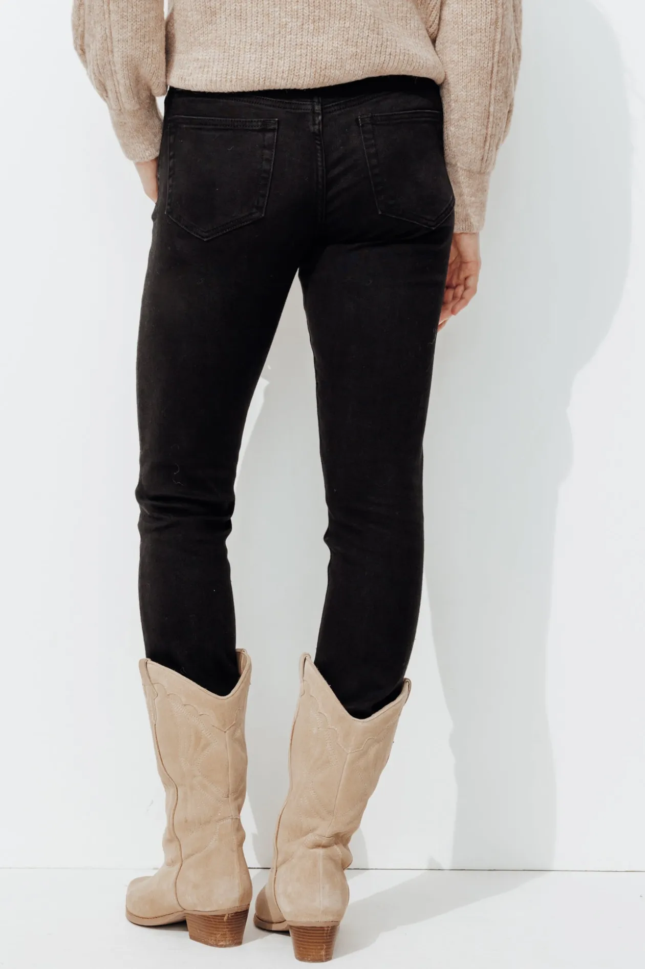 Promod LUCIEN jean girlfriend Femme - Noir Sale