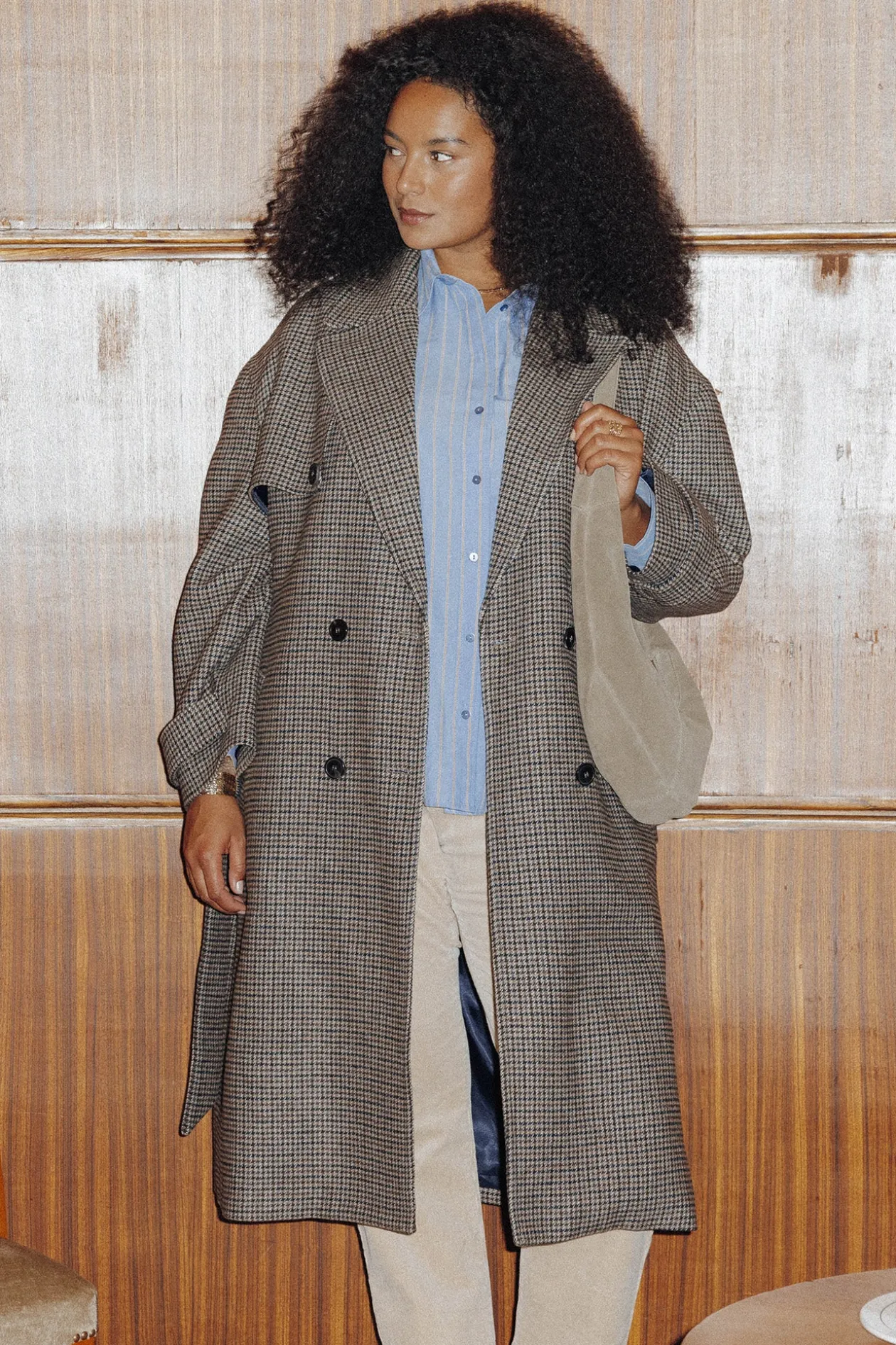 Promod Manteau à carreaux Femme - Imprimé multicolore Imprimémulticolore Best Sale
