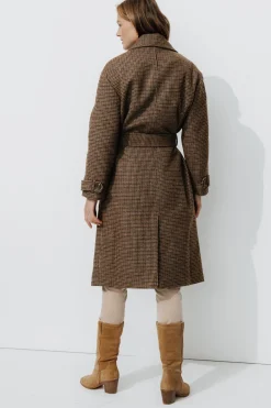 Promod Manteau à carreaux Femme - Imprimé multicolore Imprimémulticolore Best Sale
