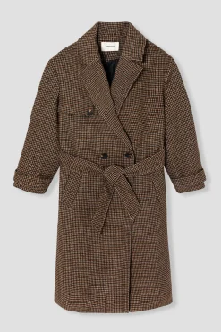 Promod Manteau à carreaux Femme - Imprimé multicolore Imprimémulticolore Best Sale