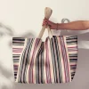Promod Maxi sac de plage rayé - Rayures multicolores Rayuresmulticolores Outlet