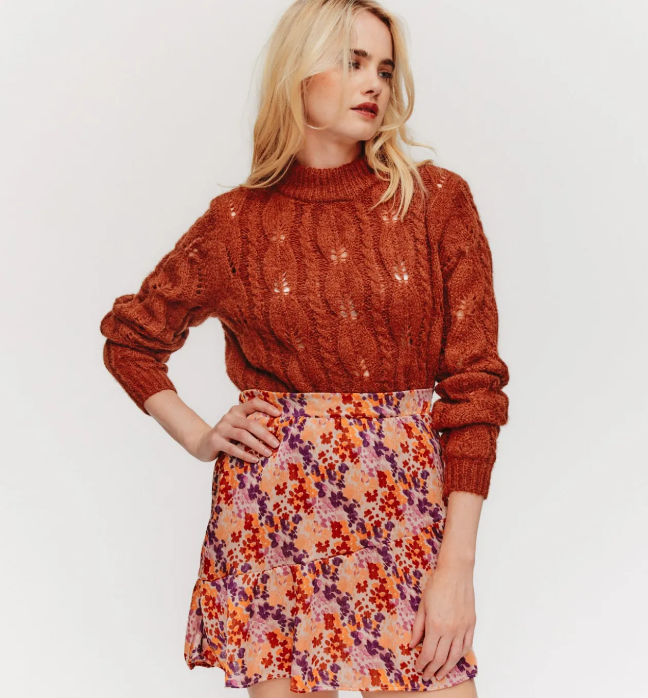 Promod Mini jupe imprimée Femme - Imprimé multicolore Imprimémulticolore Store