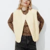 Promod PALOMA en moumoute réversible - Ecru Shop