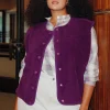 Promod PALOMA en moumoute réversible - Violet Best Sale
