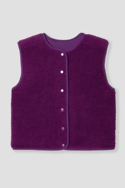 Promod PALOMA en moumoute réversible - Violet Best Sale