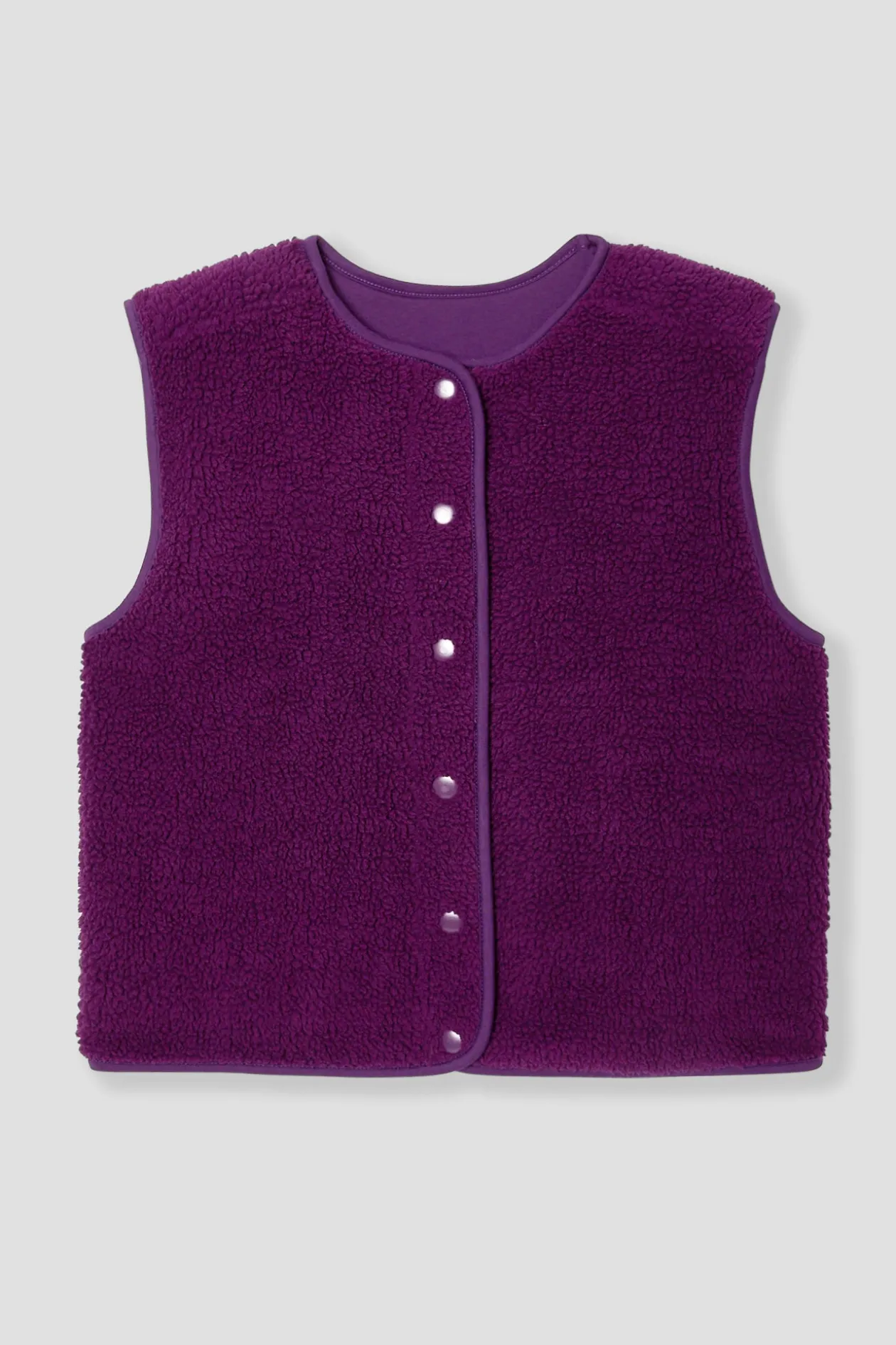 Promod PALOMA en moumoute réversible - Violet Best Sale