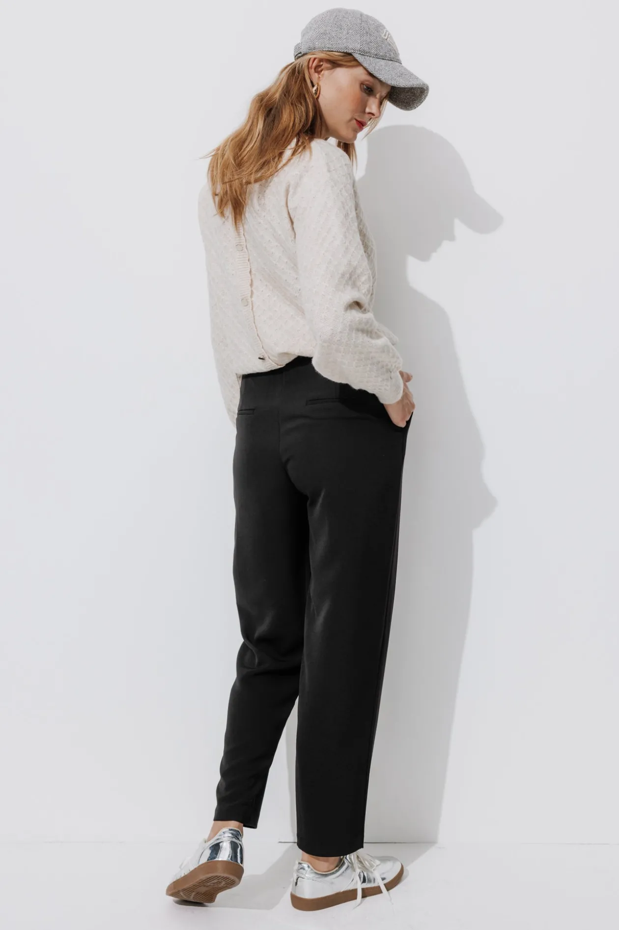 Promod Pantalon à pinces Femme - Noir Store