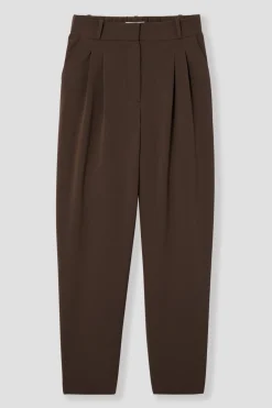 Promod Pantalon à pinces Femme - Noisette foncé Noisettefoncé Cheap