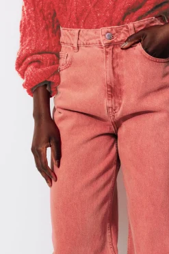 Promod Pantalon barrel/balloon Femme - Rouge New
