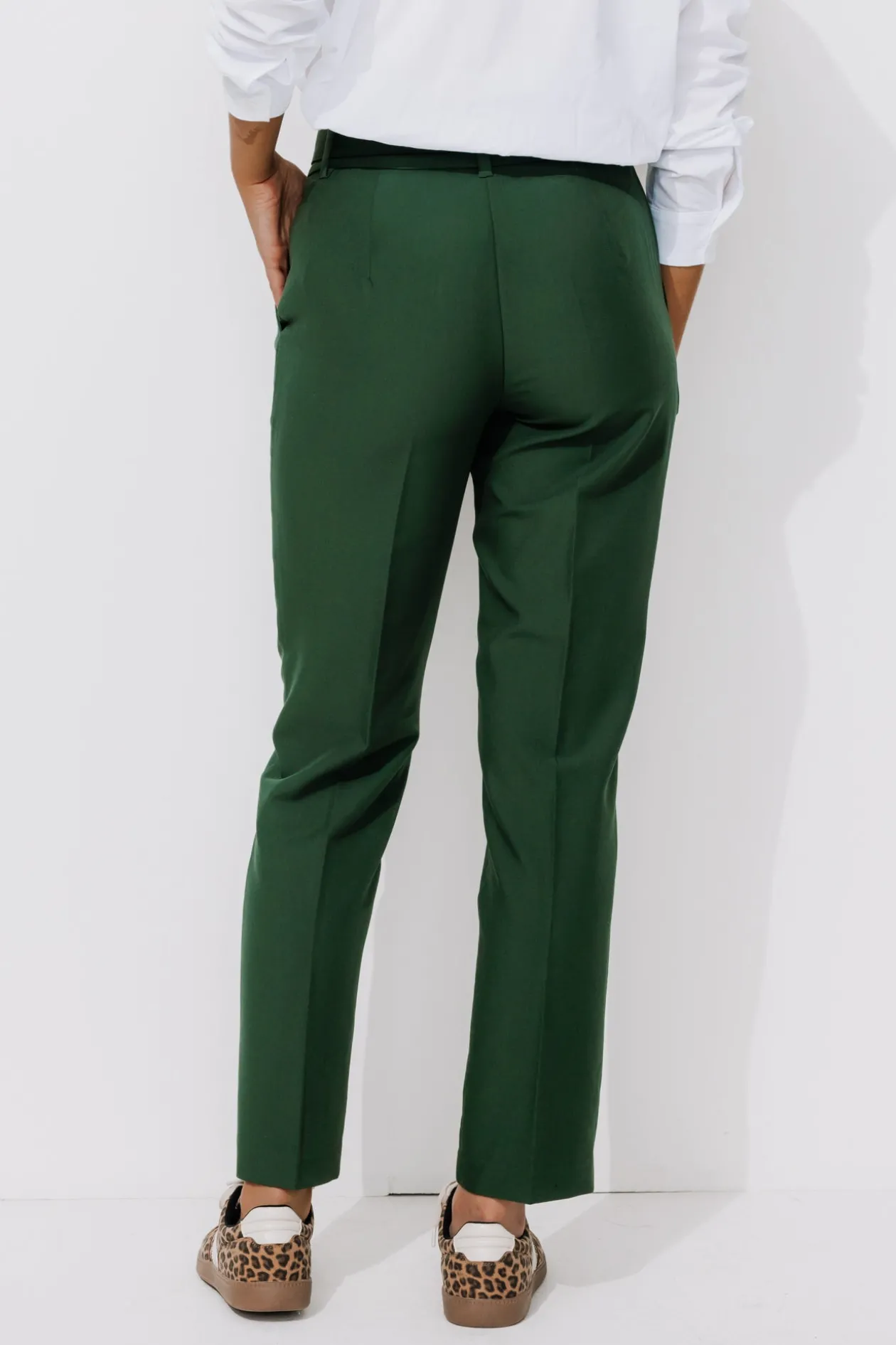 Promod Pantalon carrot Femme - Vert émeraude Vertémeraude Online