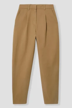 Promod Pantalon chino à pinces Femme - Beige Store