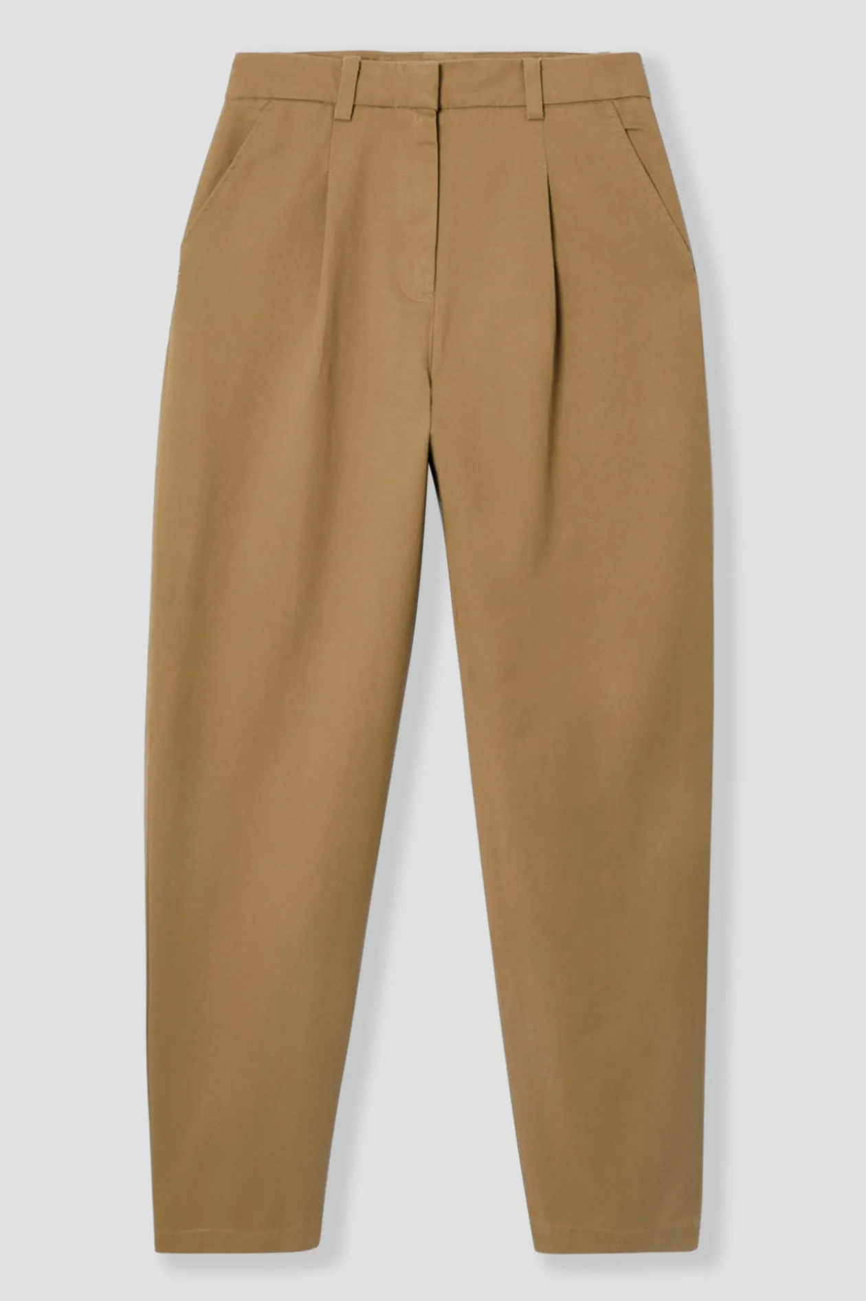 Promod Pantalon chino à pinces Femme - Beige Store