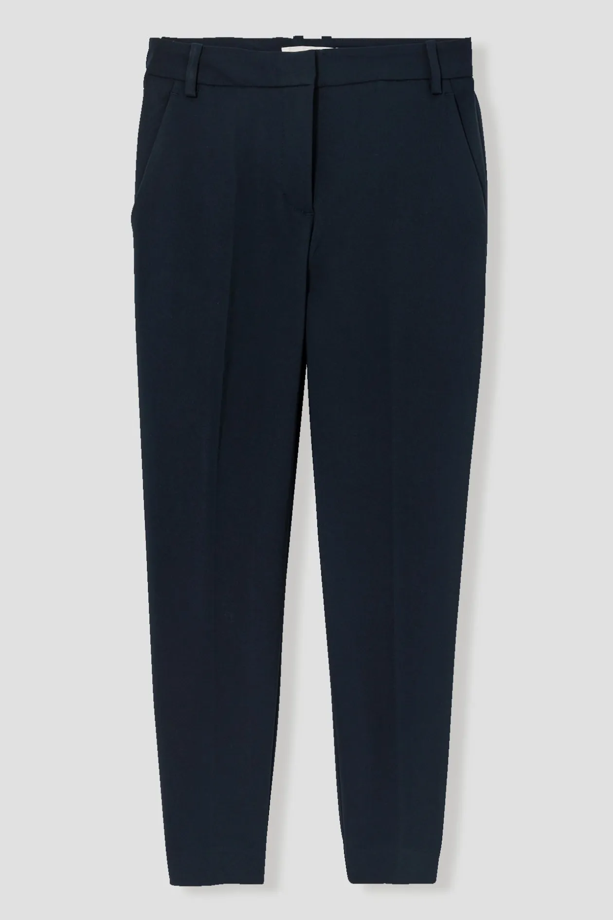 Promod Pantalon cigarette uni Femme - Marine Online