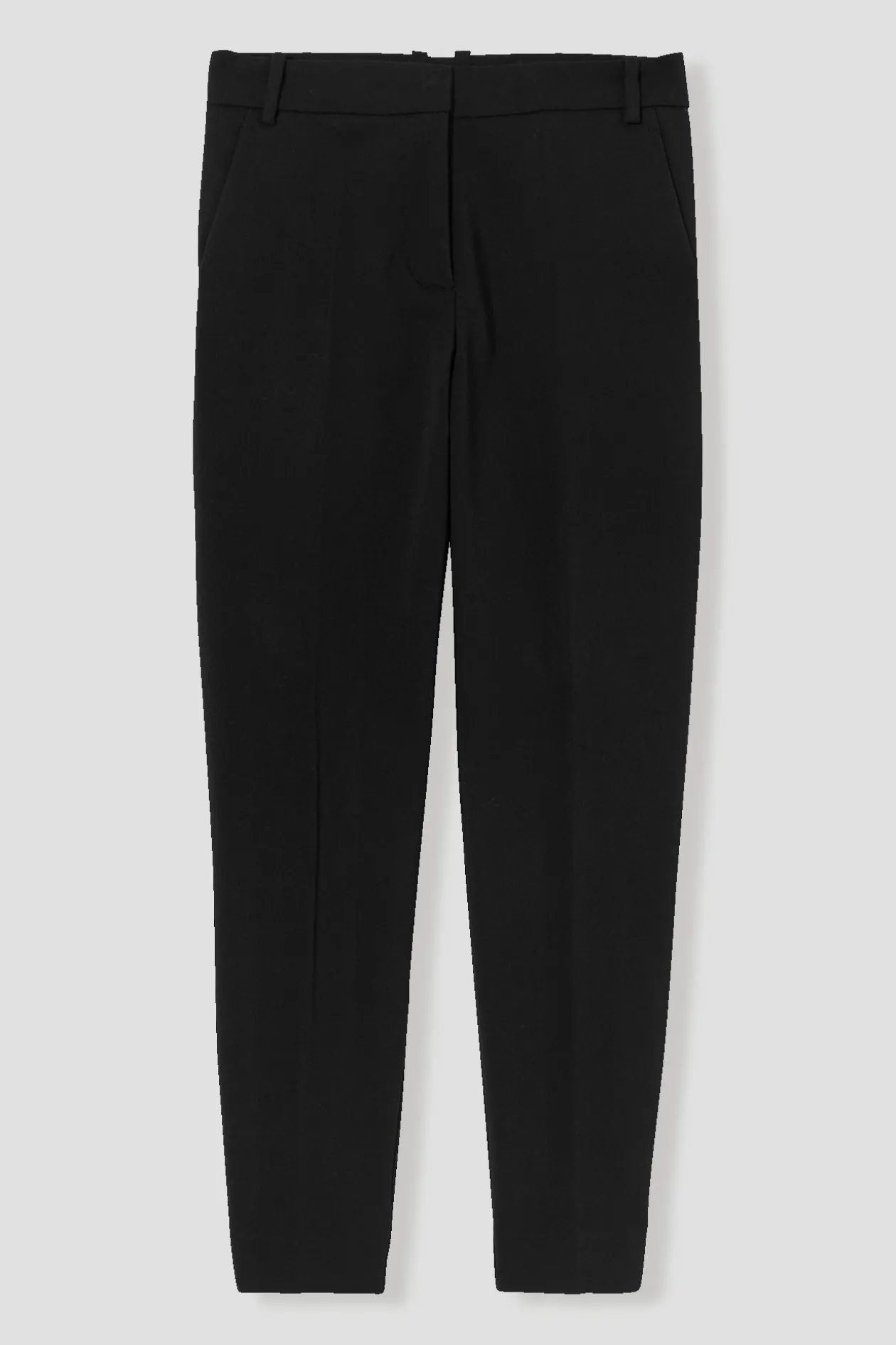 Promod Pantalon cigarette uni Femme - Noir Best