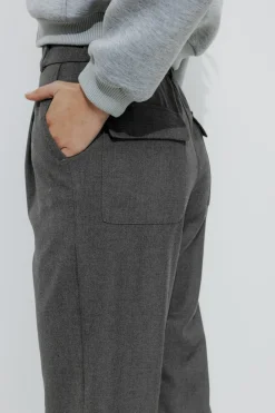Promod Pantalon de tailleur carrot - Gris clair Grisclair Fashion